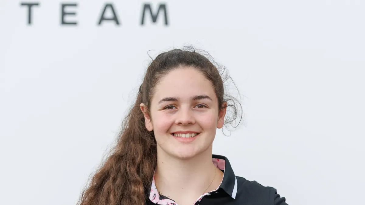 Abbi Pulling i ett licensierat motorsportfoto.
