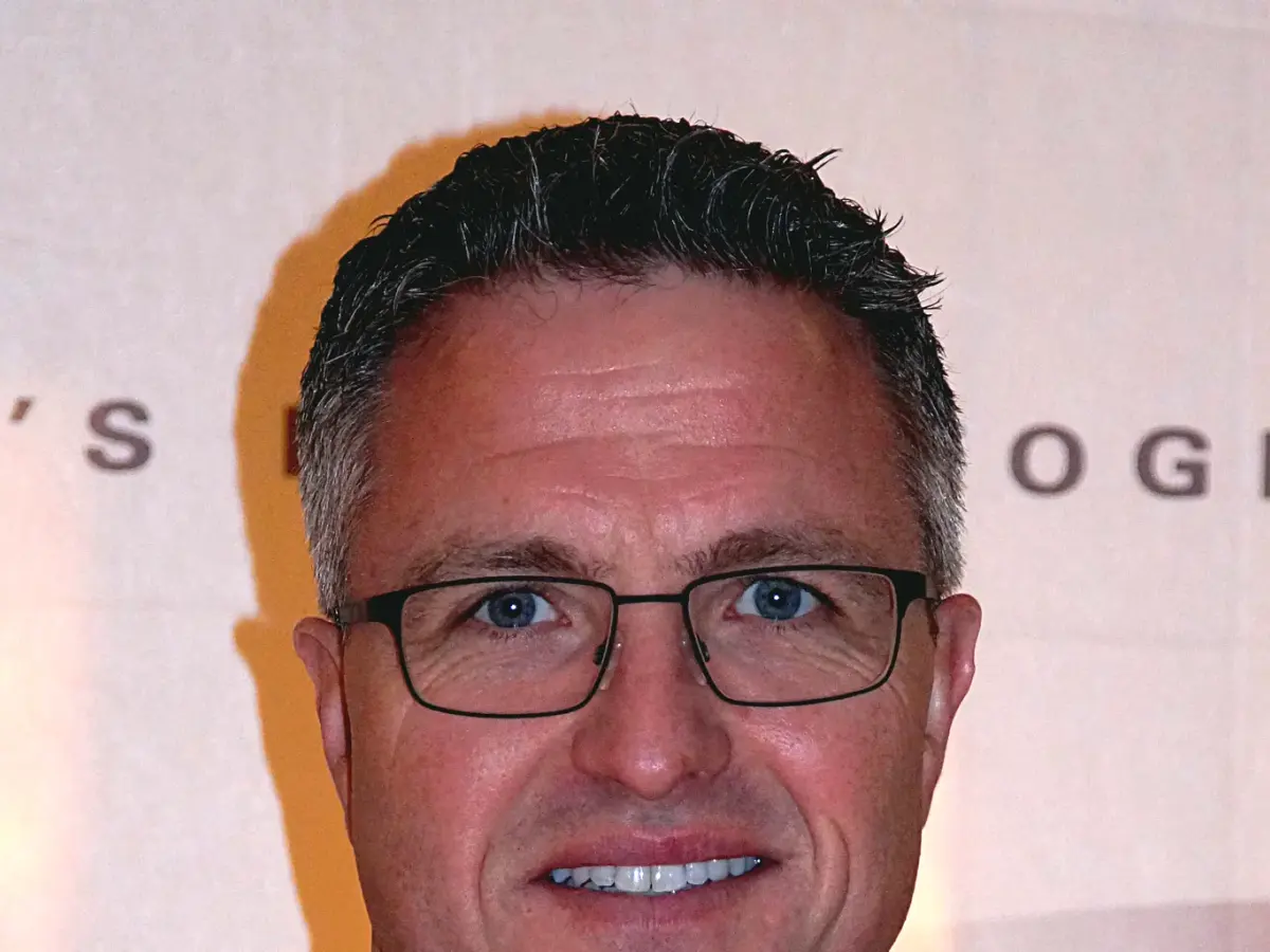 Ralf Schumacher i ett licensierat motorsportfoto.