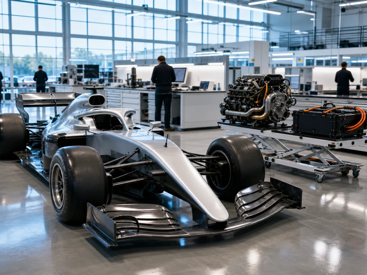 F1-stall på startgridden