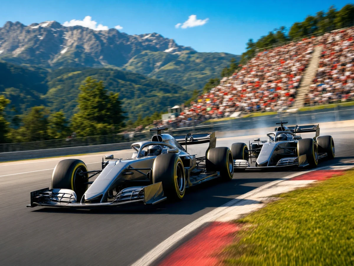 Formelbil under kvalpass inför Japans GP.