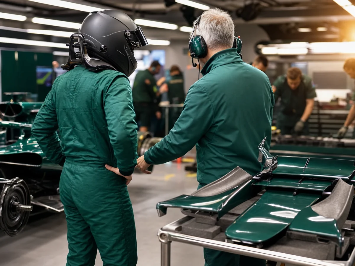 Formelbil under kvalpass inför Österrikes GP.